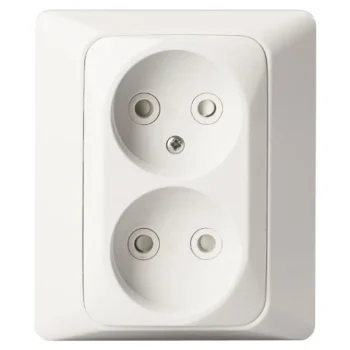 Abb Sähköasennustarvikkeet-2-os Uppopistorasia 0-LK Jousiliittimin Jussi Peitelevyllä