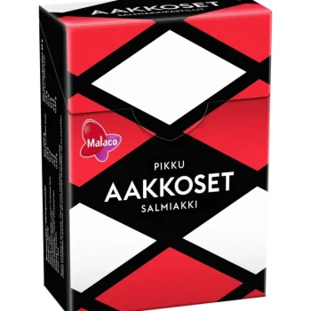 Malaco Karkit^Aakkoset 75 G Pikku Salmiakki Pastilli