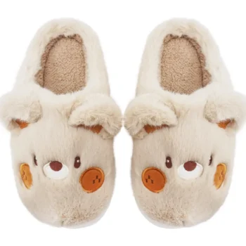 Miny Naisten Asusteet-Aamutossut 37/38 Nalle Beige