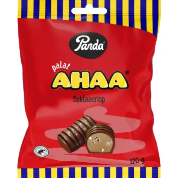 Panda Karkit^Ahaa Suklaacrisp Palat 120 G