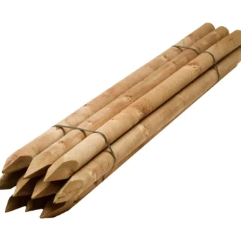 Puutarha-aidat Ja Verkot-Aitatolppa 4 X 150 Cm Ruskea 100 Kpl LAVA