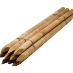 Puutarha-aidat Ja Verkot-Aitatolppa 5 X 200 Cm Ruskea 100 Kpl LAVA