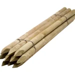 Puutarha-aidat Ja Verkot-Aitatolppa 5 X 200 Cm Vihreä 100 Kpl LAVA