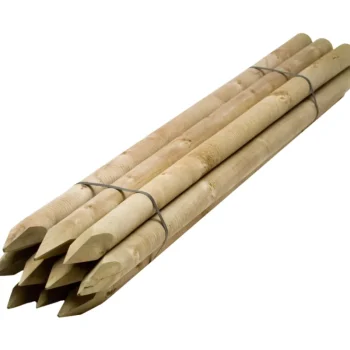 Puutarha-aidat Ja Verkot-Aitatolppa 5 X 200 Cm Vihreä 100 Kpl LAVA