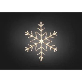 Konstsmide Koristevalot-Akryylilumihiutale 60cm, 60 LED