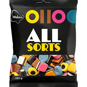 Malaco Karkit^Allsorts 250 G Original