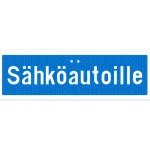 Sekure Pienrauta-Alumiinikyltti 50 X 16 Cm Sähköautoille