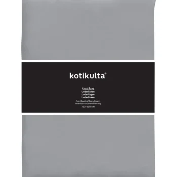 Kotikulta Vuodevaatteet-Aluslakana 150 X 260 Cm Harmaa