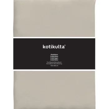 Kotikulta Vuodevaatteet-Aluslakana 150 X 260 Cm Beige