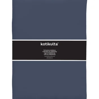 Kotikulta Vuodevaatteet-Aluslakana 240 X 260 Cm Puuvillasatiini Sininen