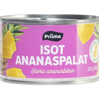 Priima Säilykkeet^Ananaspala 227 / 140 G Iso