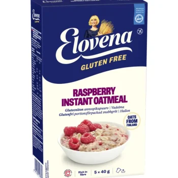 Elovena Hiutaleet Ja Ryynit^Annospikapuuro 200 G Vadelma Gluteeniton