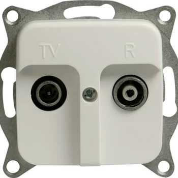 Abb Sähköasennustarvikkeet-Antennipistorasia Jussi 2531.AP Päättyvä