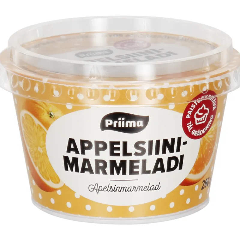 appelsiinimarmeladi-priima-260-cTInjavl-0.webp Priima Hillot, Marmeladit Ja Kiisselit^Appelsiinimarmeladi 260 G