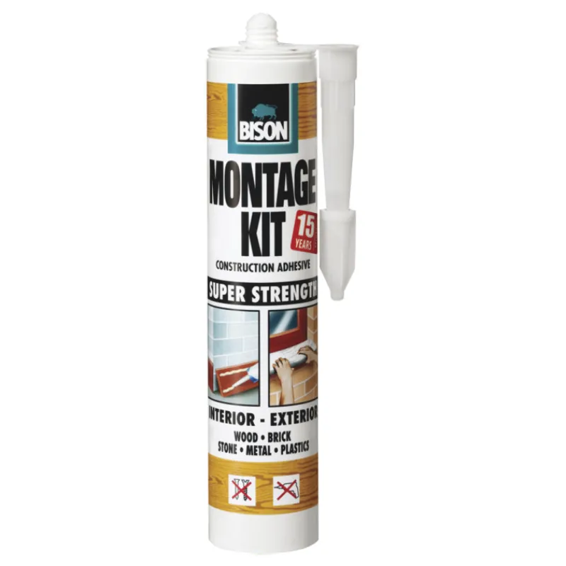 asennusliima-montage-kit-350-g-wKxyFNFs-0.webp Bison Liimat, Massat Ja Tasoitteet-Asennusliima Montage Kit 350 G Supervahva