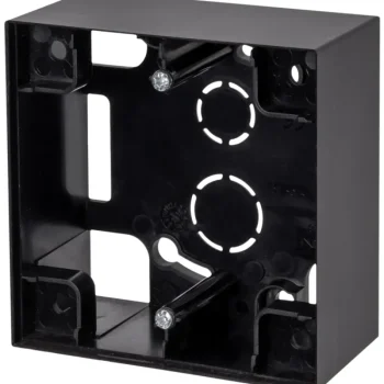 Egant Sähköasennustarvikkeet-Asennusrasia Fjord Pinta Musta