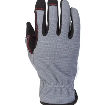 Jm Työvaatteet-Asentajankäsine Mekano, Keinonahkaa, Harmaa/musta