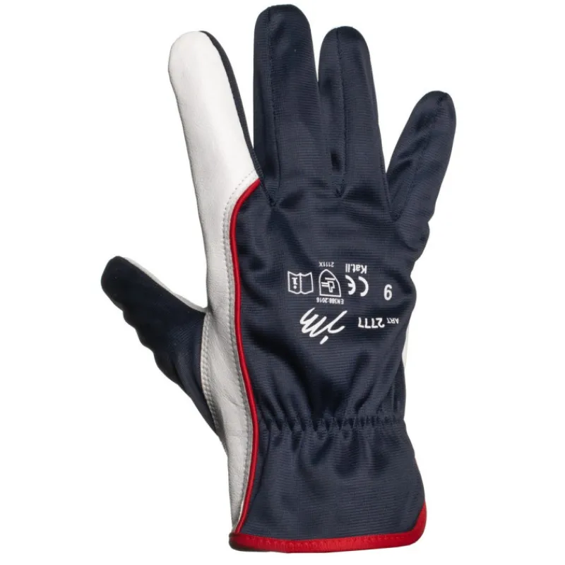 asentajanksine-jm-pukinnahkaa-tBHGsrEm-0.webp Jm Työvaatteet-Asentajankäsine , Pukinnahkaa, Sininen/valkoinen