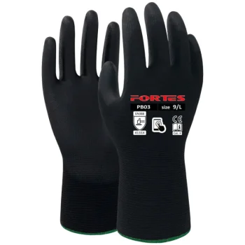 Fortes Työvaatteet-Asentajankäsine PU PB03 Koko 8, 12 Pr