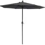 Parco Puutarhakatokset Ja Aurinkovarjot-Aurinkovarjo Parma 270 Cm, Tummanharmaa