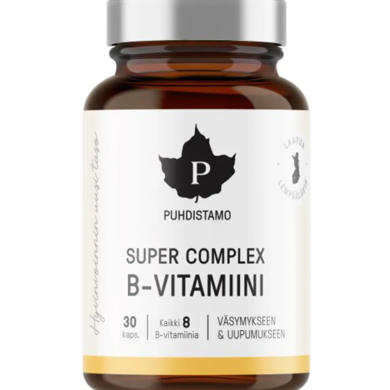 b-vitamiini-puhdistamo-super-c-KUEMlLap-0.webp Puhdistamo Terveysravinteet Ja -valmisteet^B-vitamiini Super Complex 30 Kpl