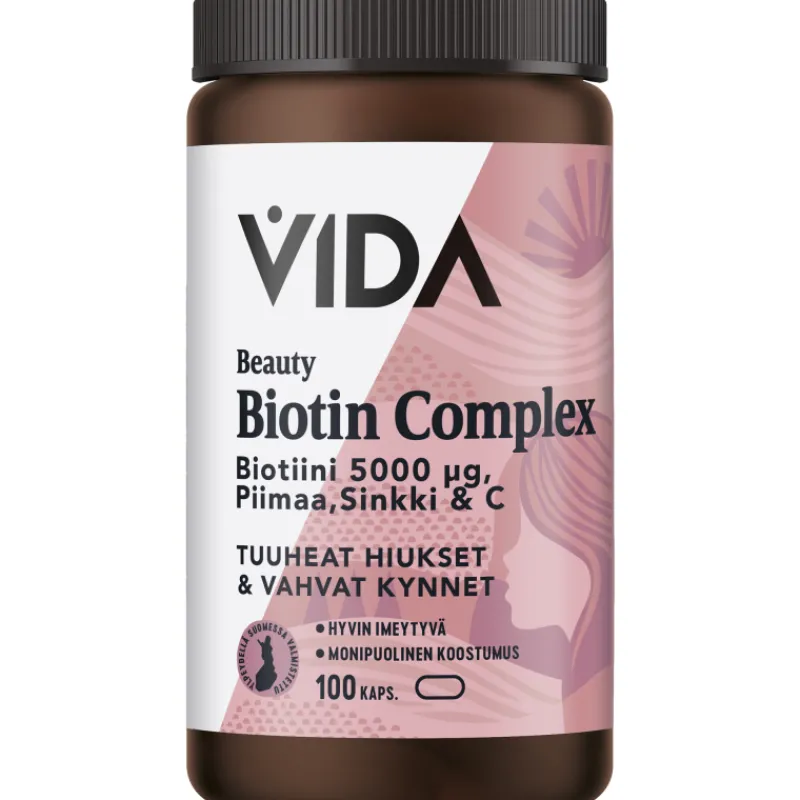 biotin-complex-vida-beauty-40-pfLHMsqa-0.webp Vida Beauty Terveysravinteet Ja -valmisteet^Biotin Complex 40 G 100 Kpl
