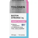 Tolonen Terveysravinteet Ja -valmisteet^Biotin Strong 5 Mg 30 Kpl