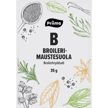 Priima Mausteet Ja Liemivalmisteet^Broilerimaustesuola 35 G