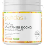 Puhdas+ Terveysravinteet Ja -valmisteet^C-vitamiini 1000 Mg 200 G
