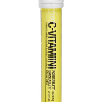 Arki 360u00b0 Terveysravinteet Ja -valmisteet^C-vitamiiniporetabletti 20 Kpl Sitruuna