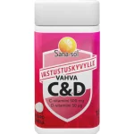 Sana Sol Terveysravinteet Ja -valmisteet^C+D-vitamiini Sana-Sol 120 Kpl Vahva