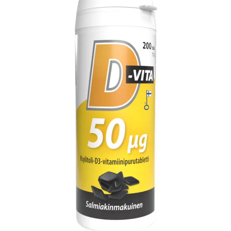 d-vita-purutabletti-50-u00b5g-bowEOBVY-0.webp Terveysravinteet Ja -valmisteet^D-vita-purutabletti 50 u00b5g 200 Kpl Salmiakinmakuinen