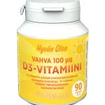 Via Naturale Terveysravinteet Ja -valmisteet^D3-vitamiini 100 u00b5g 90 Kpl Hyvän Olon Vahva