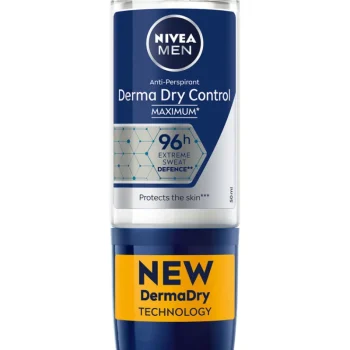 Nivea Men Miesten Ihonhoito Ja Puhdistus^Deo Roll-on 50 Ml Derma Dry Control Maximum