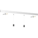 Pisla Hyllyjärjestelmät-Easy-seinälistasetti Koukulla, 2 M