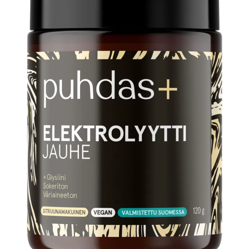 elektrolyyttijauhe-puhdas-120-emzywYKs-0.webp Puhdas+ Terveysravinteet Ja -valmisteet^Elektrolyyttijauhe 120 G Sitruuna