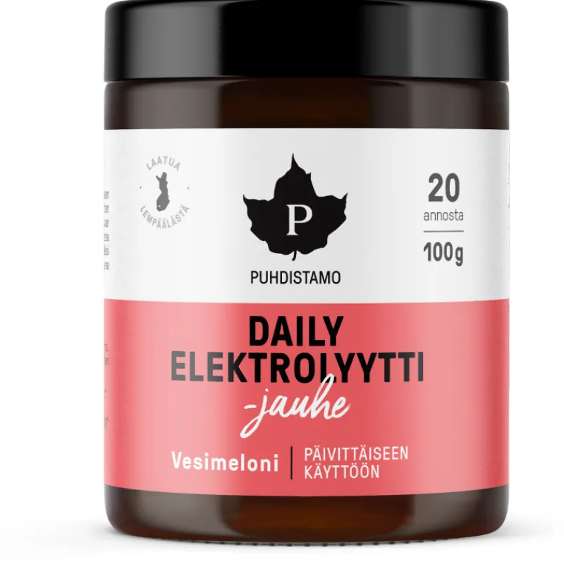 elektrolyyttijauhe-puhdistamo-TuOIWqQU-0.webp Puhdistamo Terveysravinteet Ja -valmisteet^Elektrolyyttijauhe 100 G Daily Vesimeloni