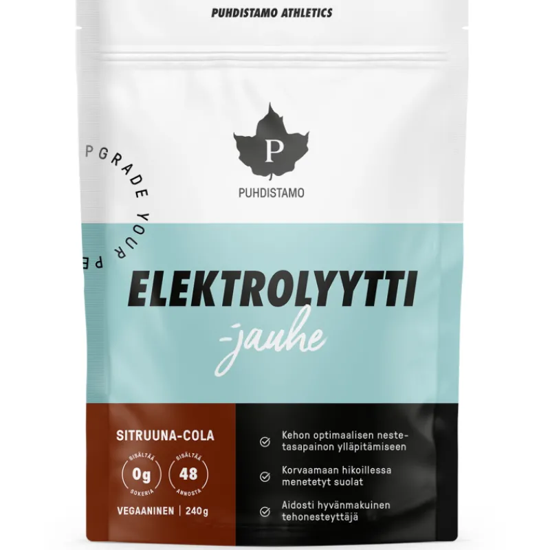 elektrolyyttijauhe-puhdistamo-upLFeUpR-0.webp Puhdistamo Terveysravinteet Ja -valmisteet^Elektrolyyttijauhe 240 G Sitruuna-cola