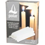 Kynttilänjalat Ja Kynttilät-Enkelikellon Kynttilä Polar 12 Kpl