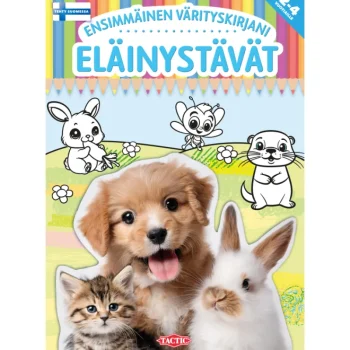 Tactic Lasten Kirjat^Ensimmäinen Värityskirjani Eläinystävät