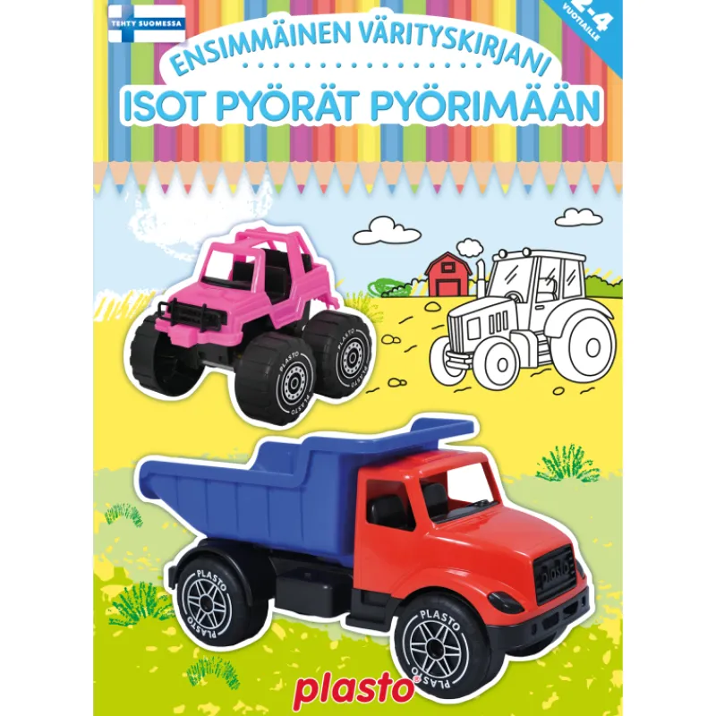 ensimminen-vrityskirjani-tacti-YVYypTsY-0.webp Tactic Lasten Kirjat^Ensimmäinen Värityskirjani Isot Pyörät Pyörimään