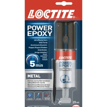 Loctite Liimat, Massat Ja Tasoitteet-Epoksiliima Power Epoxy Metal 25 Ml