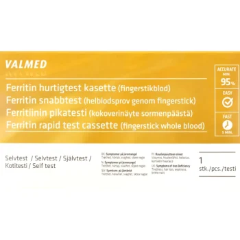 Valmed Hyvinvointi- Ja Terveydenhoitotarvikkeet^Ferritiinitesti 1 Kpl