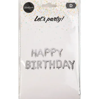 Let's Party Foliopallot-Foliopallobanneri Happy Birthday Hopea