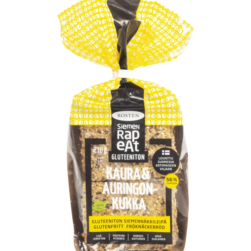 gluteeniton-siemennkkileip-210-HuhJzZdw-0.webp Rosten Kuivaleivät Ja Korput^Gluteeniton Siemennäkkileipä 210 G Kaura & Auringonkukka
