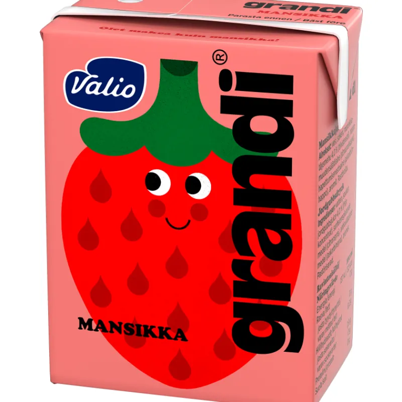 grandi-valio-2-dl-mansikka-gaSUMFTV-0.webp Valio Mehut, Mehutiivisteet Ja Glögit^Grandi 2 Dl Mansikka