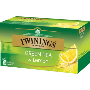 Twinings Teet Ja Kaakaot^Green Tea & Lemon, Teepussi 25 Kpl