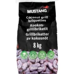 Mustang Grillihiilet Ja Sytytystarvikkeet-Grillibriketti Kookos 8 Kg