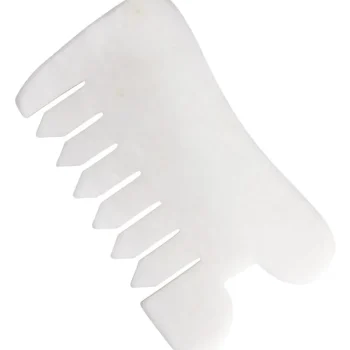 Cailap Meikkaustarvikkeet^Gua Sha Kampa Valkoinen