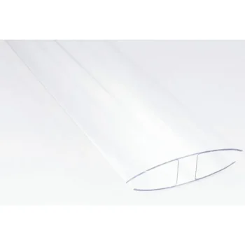 Keraplast Pihan Rakennusmateriaalit-H-profiililista , 16 Mm PC-muovi Kirkas 4 M